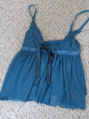 Seven 'til Midnight Sexy Teal Camisole and Panty